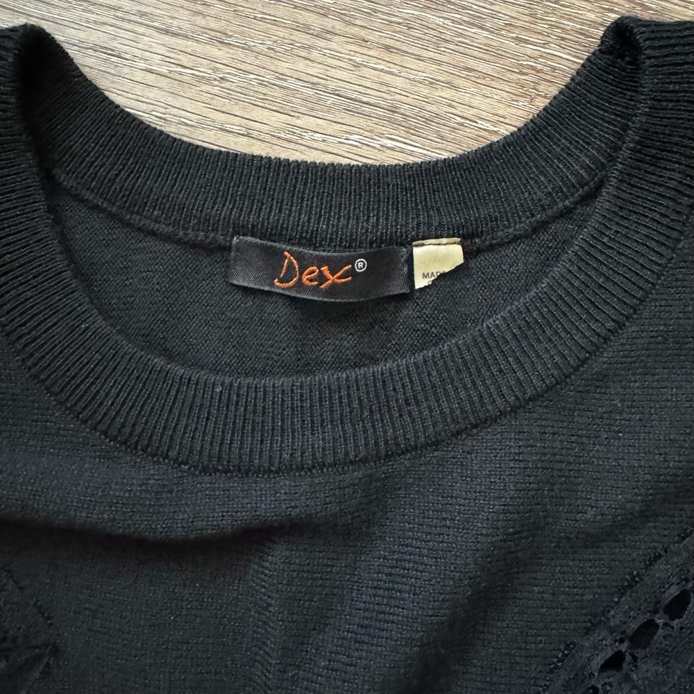 Dex Charcoal Knit Pullover